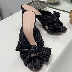 Loeffler Randall Penny Bow Sandal in Black